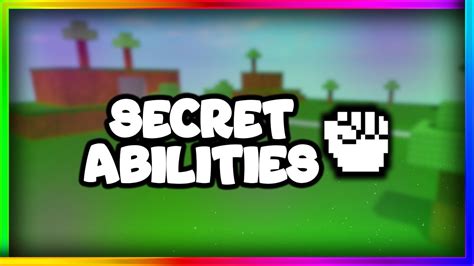 ALL SECRET ABILITIES IN ABILITY WARS 2023 | ROBLOX - YouTube