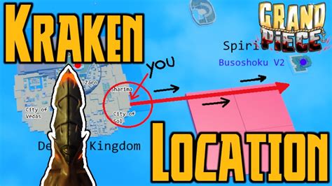 How To Spawn Kraken Spawn location Grand Piece Online Update 4 GPO - YouTube