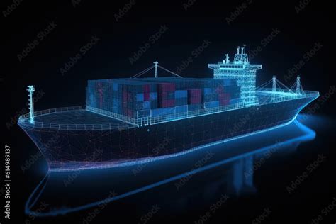 Immerse yourself in the world of illuminated cargo with this stunning ...