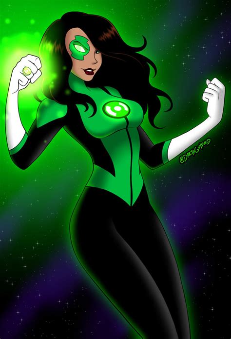 Green Lantern (Jessica Cruz) Commission by DarthGuyford on DeviantArt