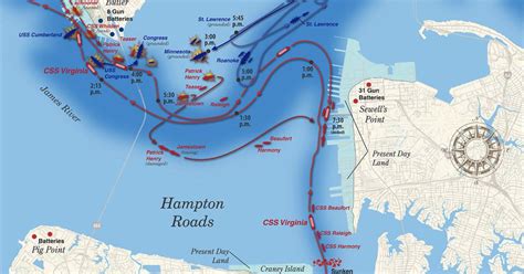 Battle of Hampton Roads Maps | American Battlefield Trust