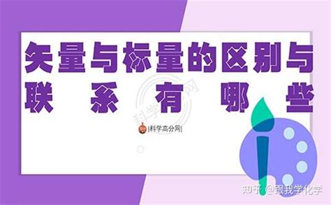 矢量与标量的区别与联系有哪些 - 知乎