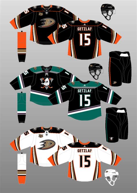 Anaheim Ducks Jersey History