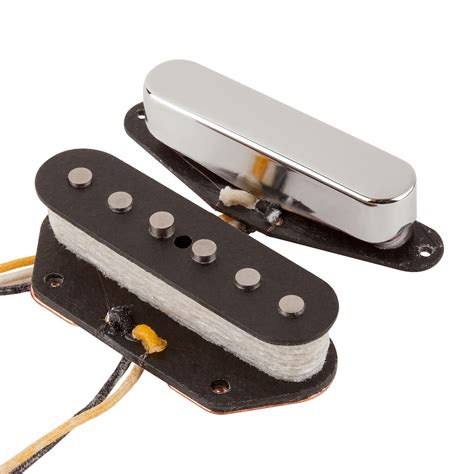 Fender Custom Shop Texas Special Tele/Telecaster Single Coil Pickups Set (Nickel) - Glued to Music