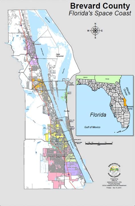 Bcpao - Maps & Data - Satellite Beach Florida Map | Printable Maps