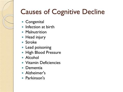 PPT - Cognitive Decline: A Natural Approach PowerPoint Presentation ...