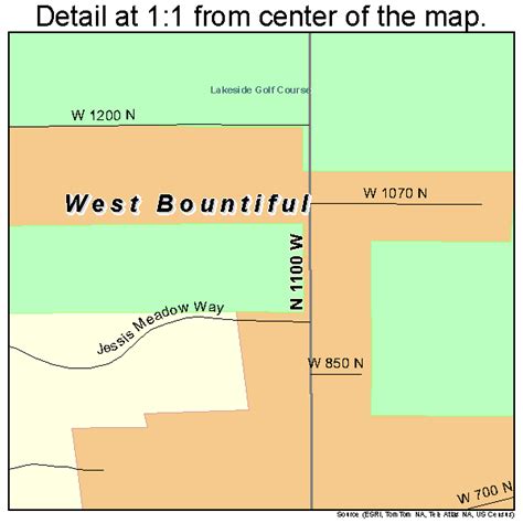 West Bountiful Utah Street Map 4982840