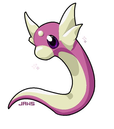 Shiny Dratini by Willow-Pendragon on DeviantArt