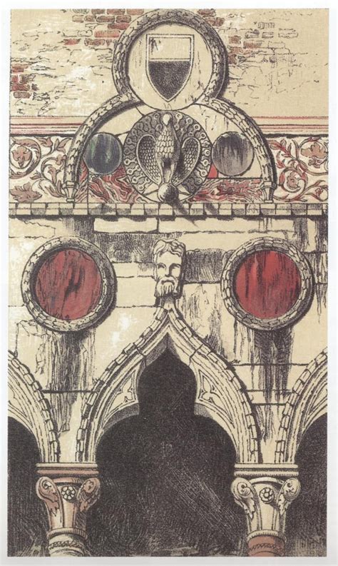 John Ruskin: Illustration for The Stones of Venice | Venetian art, Art ...