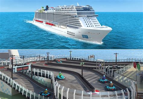 Upcoming ‘Norwegian Joy’ Cruise Ship Will Feature A Go-Kart Track ...