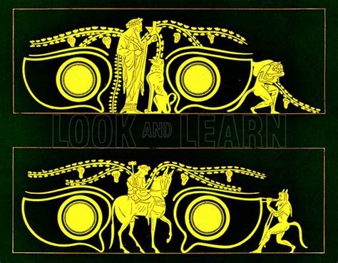 Dionysos, Hephaistos and Satyrs stock image | Look and Learn