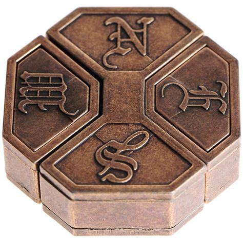 CB Metal Brain Teaser Puzzle (Level 6), Brown * Click image to review more details. (This is an ...