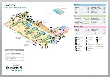 Find terminal facilities on a Stansted Airport map (PDF format)