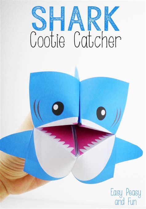 Shark Cootie Catcher Project | Do It Daily