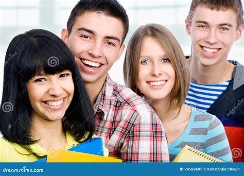 Happy students stock image. Image of friends, fresh, lifestyle - 24588605