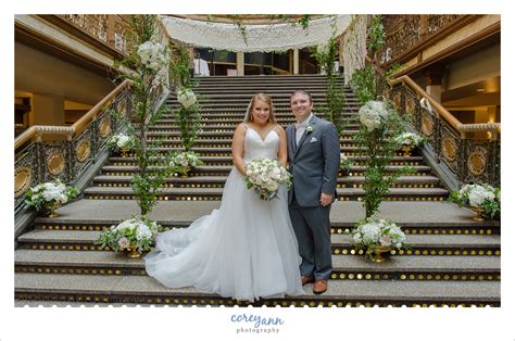 Cleveland Hyatt Regency at The Arcade Wedding with Rebecca and Stephen - Corey Ann Photography