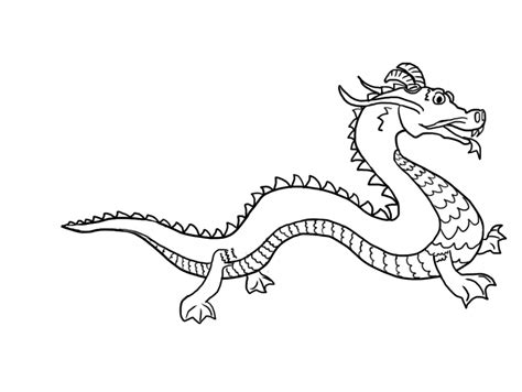 How To Draw A Chinese Dragon Easy Drawing Guides