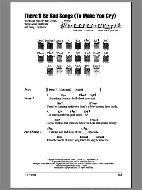 Guitar Chords For Sad Songs - Sheet and Chords Collection