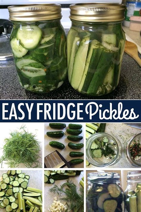 Easy fridge pickles! | Pickles, Dill pickle recipe, Pickling recipes