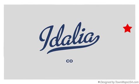 Map of Idalia, CO, Colorado