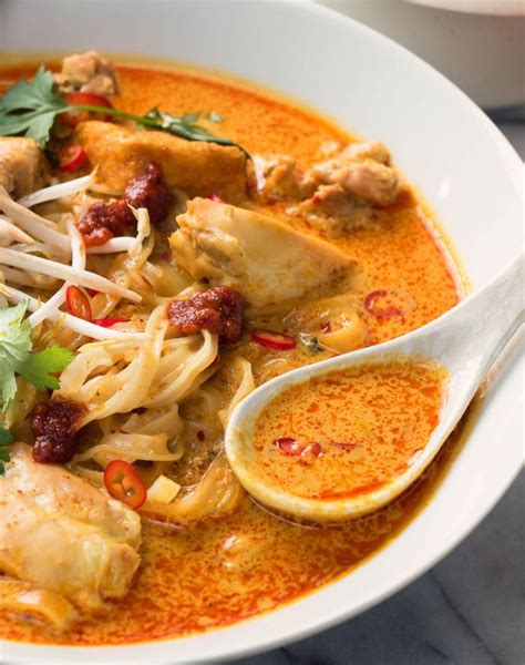 laksa noodle soup - spicy malaysian curry coconut soup - glebe kitchen Laksa Soup Recipes, Laksa ...