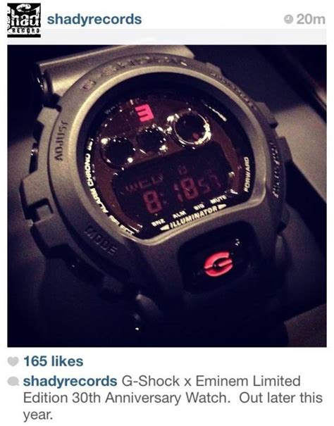 Eminem and G-Shock Debut New Limited Edition Detroit-Themed Watch at 'Shock The World 2013 ...