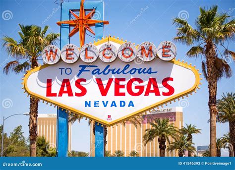 Welcome To Las Vegas Sign Editorial Stock Photo - Image: 41546393