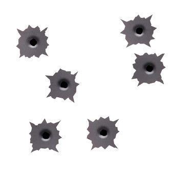 Creative Bullet Hole Clip Art