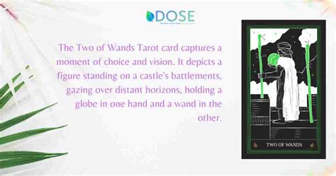 The Meaning Of The Two of Wands Tarot Card - DOSE