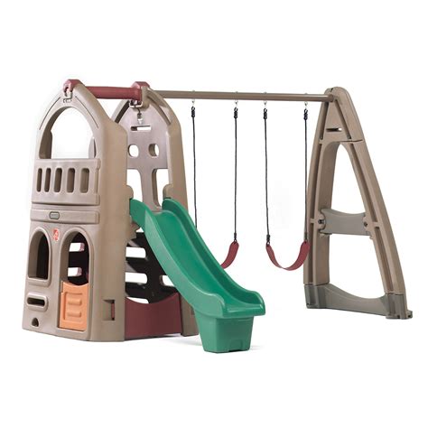 Naturally Playful Playhouse Climber & Swing Extension | Step2