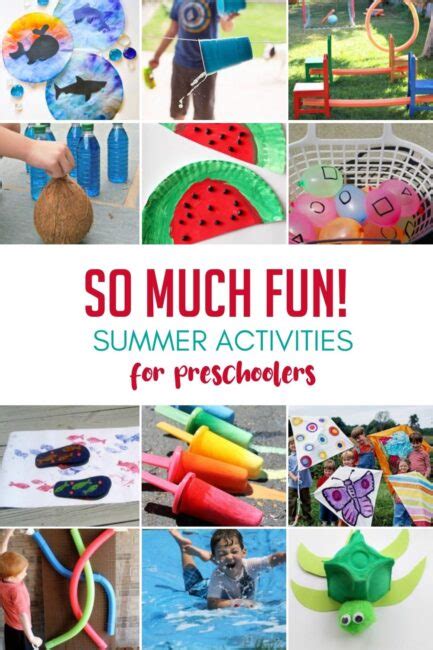 So Much Fun! Simple Summer Activities for Preschoolers | HOAWG