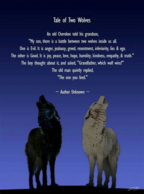 Pin by aliciatoleu on WORDS | Wolf quotes, Two wolves, Native american ...