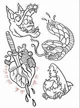 How To Create Tattoo Flash Art  25 Free Designs Tattooing 101 sketch template