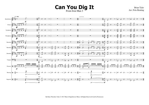 Can You Dig It Sheet Music | Brian Theodore Tyler | Percussion Ensemble