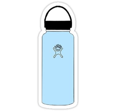 "blue hydro flask" Stickers by ncorreia117 | Redbubble | Hydroflask stickers, Iphone stickers ...