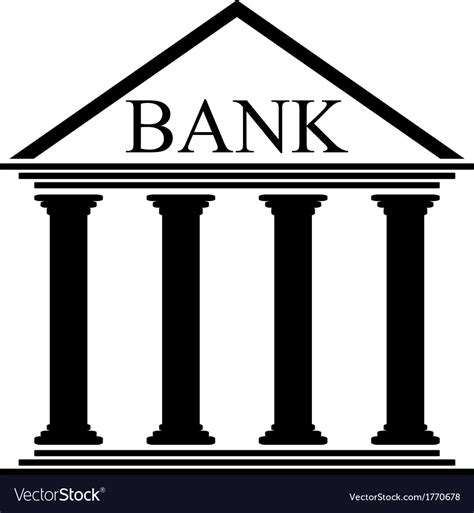 Bank icon Royalty Free Vector Image - VectorStock