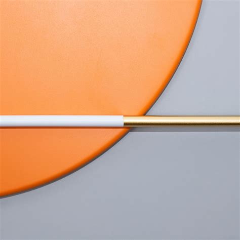 Watchful Eye (Orange/ Gold/ White) Wall Art | White Teak