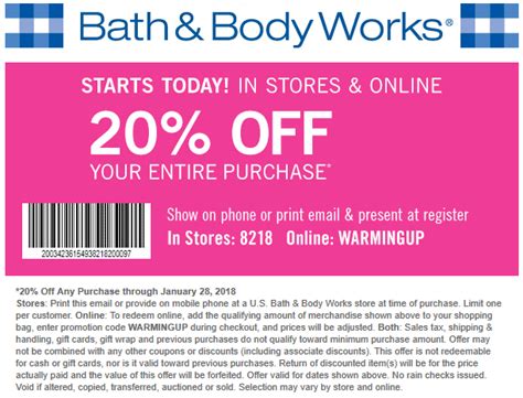 Bath & Body Works April 2021 Coupons and Promo Codes 🛒