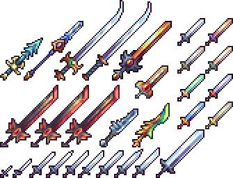 Pixel Art Swords | Arte em pixels, Jogos pixel art, Artefatos antigos