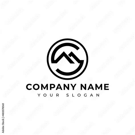 Letter SM logo vector design template Stock Vector | Adobe Stock