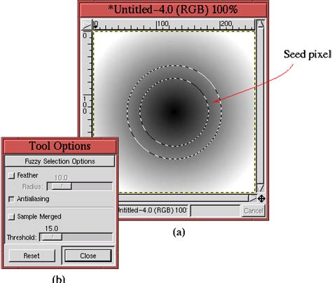 GIMP Advanced Guide - 3.1.1.3 The Magic Wand (the Fuzzy Select Tool)