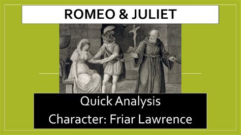 Friar Lawrence Quick Character Analysis - YouTube