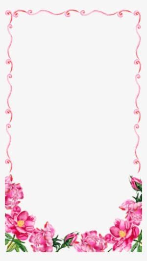 pink floral border clip art - Scarlet Miner