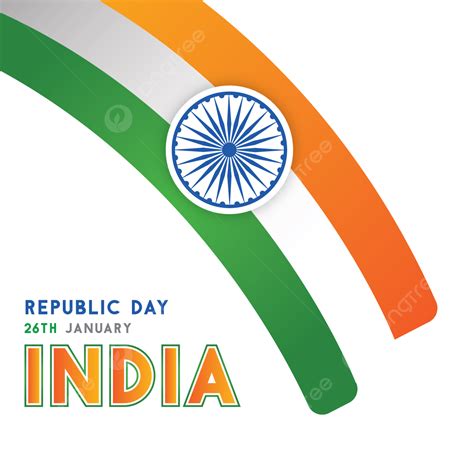 India Republic Day Vector Design Images, India Republic Day Flag Png ...