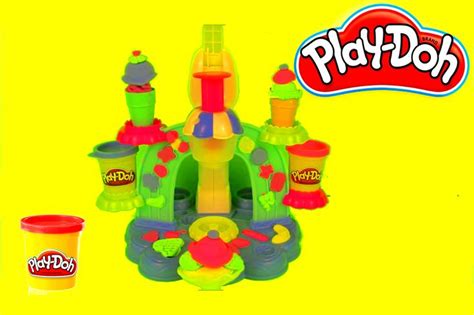 Play Doh Ice cream maker Unboxing and making play doh ice cream at the ...