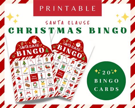 Christmas Bingo Cards, Christmas Bingo, Christmas Party Game, Fun ...