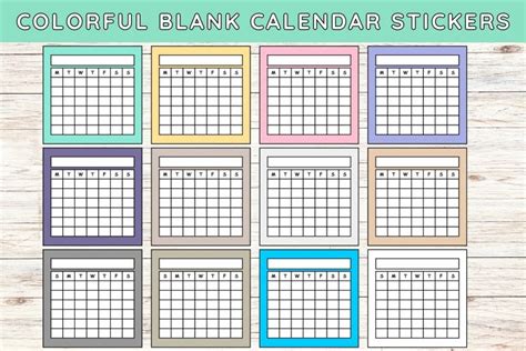 2024 printable calendar planner stickers