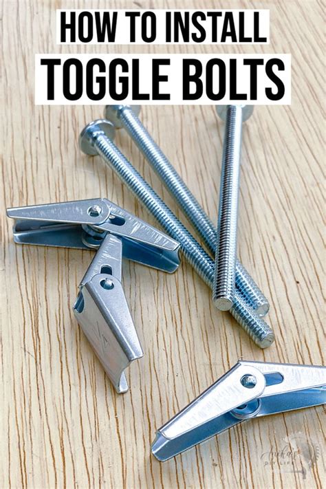 How To Install Toggle Bolts - Step-by-Step - Anika's DIY Life