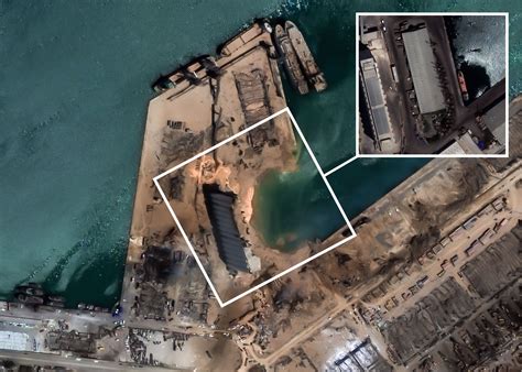 Satellite Images tell the story of Beirut port explosion - Geospatial World