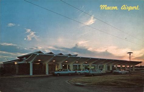 Macon Airport Georgia Postcard